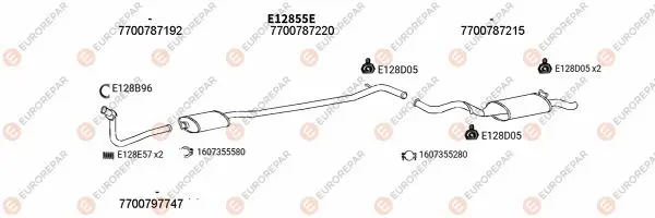 Изпускателна система EUROREPAR           