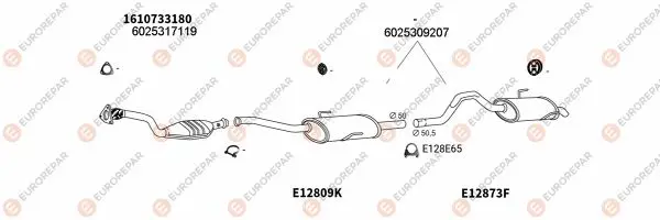 Изпускателна система EUROREPAR           