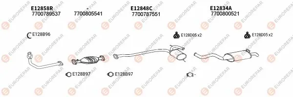 Изпускателна система EUROREPAR           