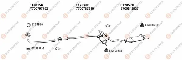 Изпускателна система EUROREPAR           