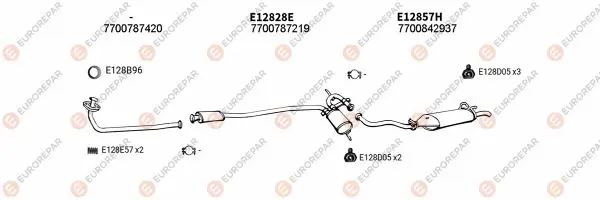 Изпускателна система EUROREPAR           