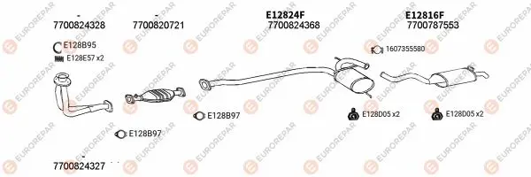 Изпускателна система EUROREPAR           