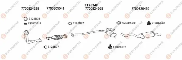 Изпускателна система EUROREPAR           