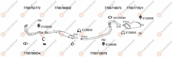 Изпускателна система EUROREPAR           