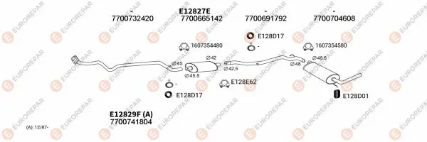 Изпускателна система EUROREPAR           