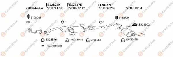 Изпускателна система EUROREPAR           