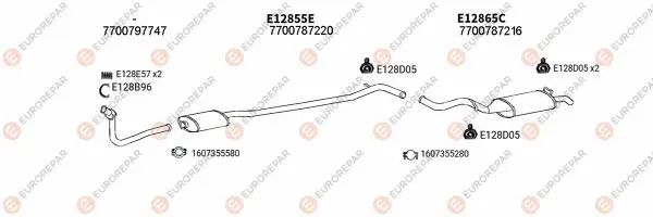 Изпускателна система EUROREPAR           