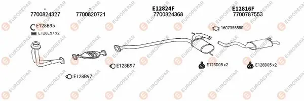 Изпускателна система EUROREPAR           