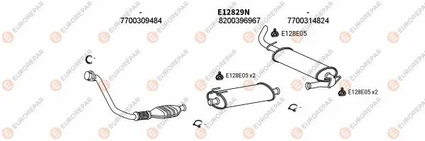 Изпускателна система EUROREPAR           
