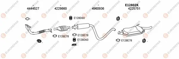 Изпускателна система EUROREPAR           