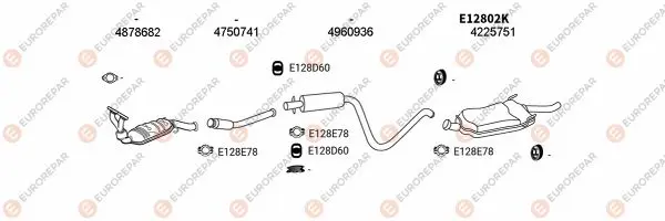 Изпускателна система EUROREPAR           