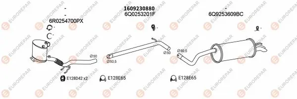 Изпускателна система EUROREPAR           