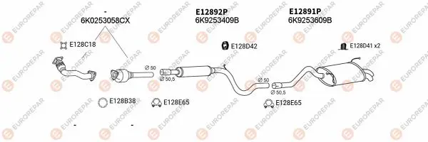 Изпускателна система EUROREPAR           