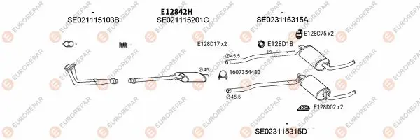 Изпускателна система EUROREPAR           
