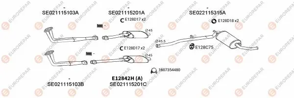 Изпускателна система EUROREPAR           