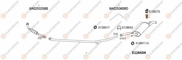 Изпускателна система EUROREPAR           