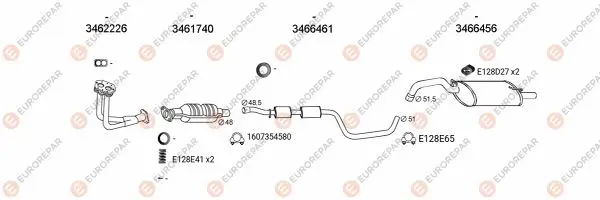 Изпускателна система EUROREPAR           