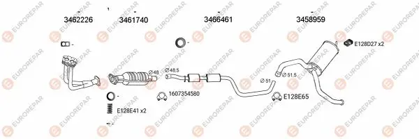 Изпускателна система EUROREPAR           