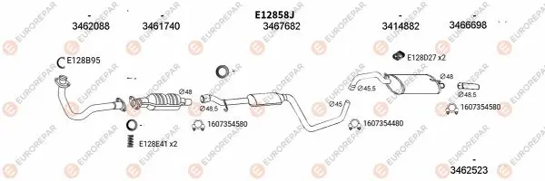 Изпускателна система EUROREPAR           