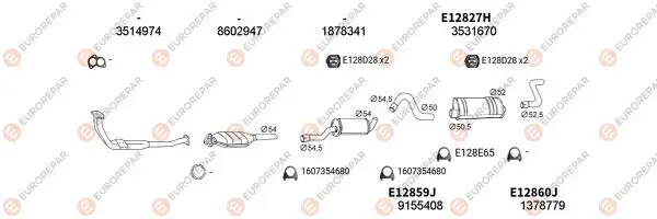 Изпускателна система EUROREPAR           