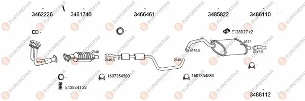 Изпускателна система EUROREPAR           