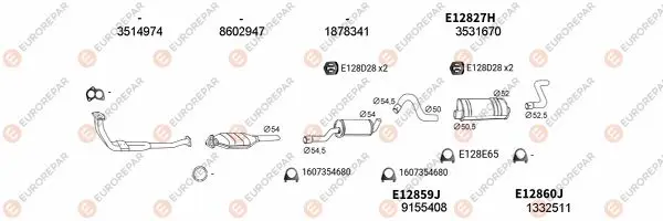 Изпускателна система EUROREPAR           