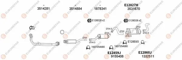Изпускателна система EUROREPAR           
