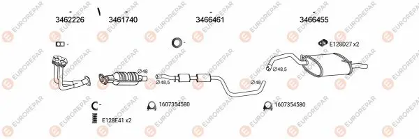 Изпускателна система EUROREPAR           