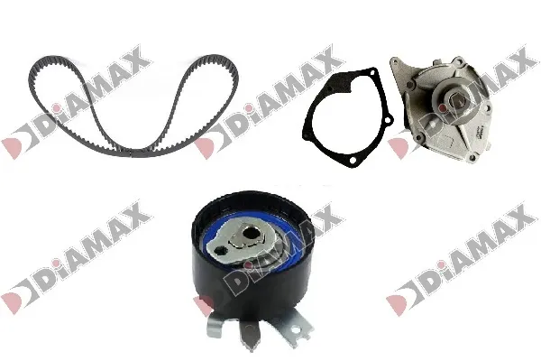 водна помпа- к-кт ангренажен ремък DIAMAX              