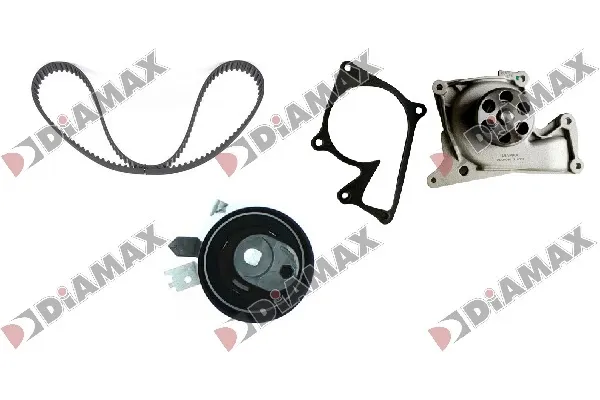 водна помпа- к-кт ангренажен ремък DIAMAX              