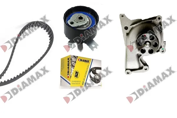 водна помпа- к-кт ангренажен ремък DIAMAX              