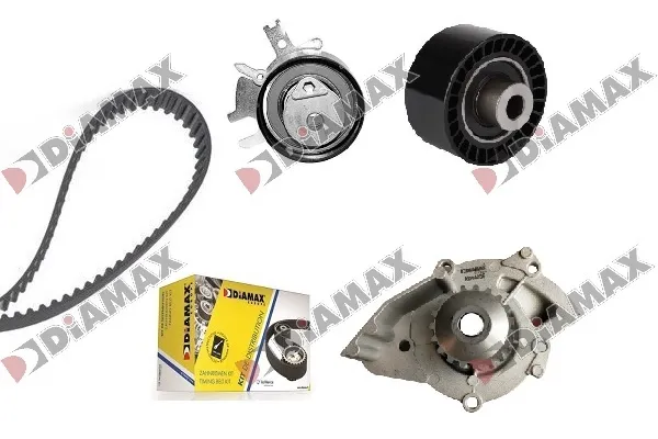 водна помпа- к-кт ангренажен ремък DIAMAX              