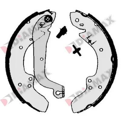 комплект спирачна челюст DIAMAX              