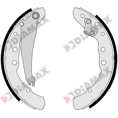 комплект спирачна челюст DIAMAX              
