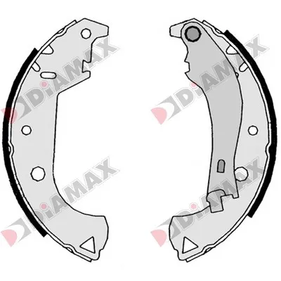 комплект спирачна челюст DIAMAX              