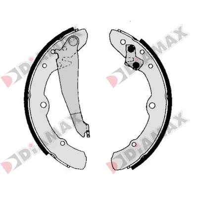 комплект спирачна челюст DIAMAX              