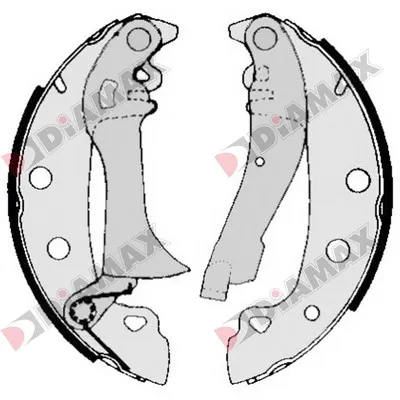 комплект спирачна челюст DIAMAX              