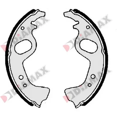 комплект спирачна челюст DIAMAX              