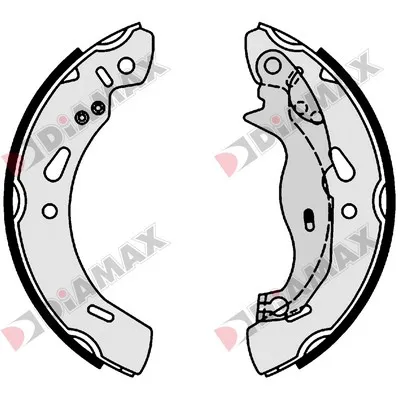 комплект спирачна челюст DIAMAX              