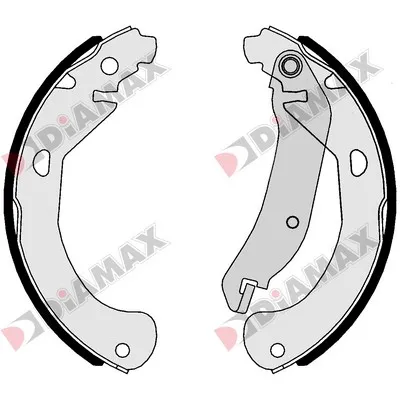 комплект спирачна челюст DIAMAX              