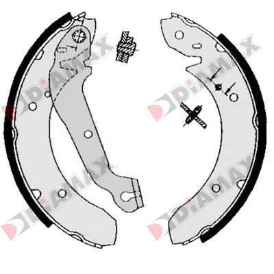 комплект спирачна челюст DIAMAX              