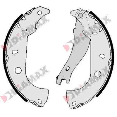 комплект спирачна челюст DIAMAX              