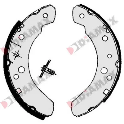 комплект спирачна челюст DIAMAX              