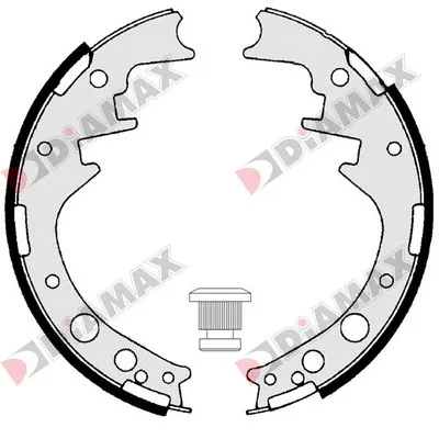 комплект спирачна челюст DIAMAX              