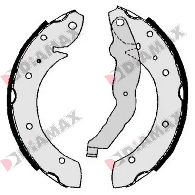 комплект спирачна челюст DIAMAX              