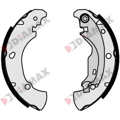 комплект спирачна челюст DIAMAX              