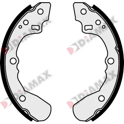 комплект спирачна челюст DIAMAX              