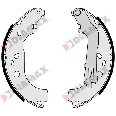 комплект спирачна челюст DIAMAX              