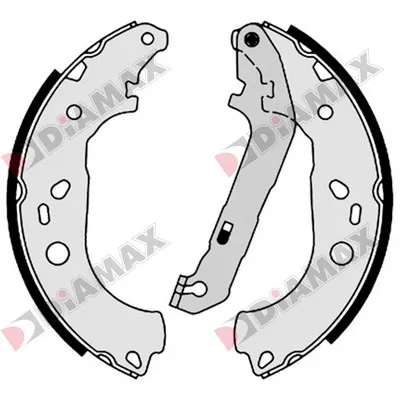 комплект спирачна челюст DIAMAX              