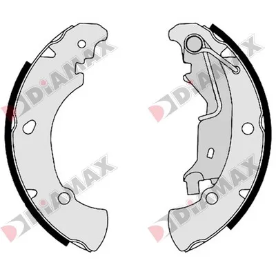 комплект спирачна челюст DIAMAX              